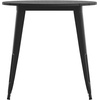 image:imageFlash Furniture 30 Round Outdoor Dining Table BlackBlackBlack TopBlack Frame