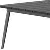 image:imageFlash Furniture 36 Square Outdoor Dining Table BlackBlackBlack TopBlack Frame