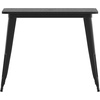 image:imageFlash Furniture 36 Square Outdoor Dining Table BlackBlackBlack TopBlack Frame