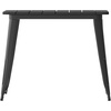 image:imageFlash Furniture 36 Square Outdoor Dining Table BlackBlackBlack TopBlack Frame