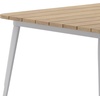 image:imageFlash Furniture 36 Square Outdoor Dining Table BlackBlackBrown TopSilver Frame