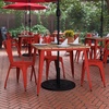 image:imageFlash Furniture 36 Square Outdoor Dining Table BlackBlackBrownRed