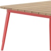image:imageFlash Furniture 36 Square Outdoor Dining Table BlackBlackBrownRed