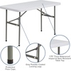 image:imageFlash Furniture 4 ft Plastic Folding Table Granite White 5Pack
