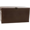 image:imageFlash Furniture 120 Gallon Plastic Deck Box  AllWeather Patio Storage and Organization for Throw Pillows Pool Toys or Garden ToolsBrown