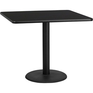 image:imageFlash Furniture Graniss 42 Square Mahogany Laminate Table Top with 24 Round Table Height BaseNatural