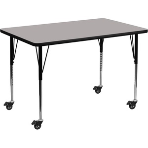 image:imageFlash Furniture Mobile Wren 48 x 30 HP Laminate Table GreyGrey