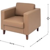 image:imageFlash Furniture Hercules LeatherSoft Reception Set Cognac 3Piece SetCognac