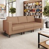 image:imageFlash Furniture Hercules LeatherSoft Reception Sofa CognacCognac