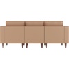 image:imageFlash Furniture Hercules LeatherSoft Reception Sofa CognacCognac