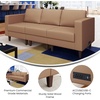 image:imageFlash Furniture Hercules LeatherSoft Reception Sofa CognacCognac