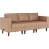 image:imageFlash Furniture Hercules LeatherSoft Reception Sofa CognacCognac