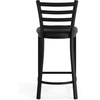 image:imageFlash Furniture Hercules Ladder Back Counter StoolVinyl Seat BlackBlack