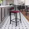 image:imageFlash Furniture Hercules Ladder Back Counter StoolVinyl Seat BlackBurg