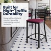 image:imageFlash Furniture Hercules Ladder Back Counter StoolVinyl Seat BlackBurg