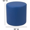 image:imageFlash Furniture Soft Seating Circle Seat RedBlue