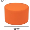 image:imageFlash Furniture Soft Seating Circle Seat RedOrange