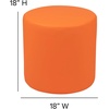 image:imageFlash Furniture Soft Seating Circle Seat RedOrange