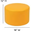 image:imageFlash Furniture Soft Seating Circle Seat RedYellow