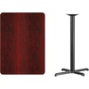 image:imageFlash Furniture 42x30 Rectangular Table and 235x295 XBase MahoganyMahogany