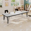 image:imageFlash Furniture 60 x 24 Adjustable Activity Table Gray Short LegsGrey
