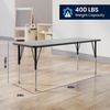 image:imageFlash Furniture 60 x 24 Adjustable Activity Table Gray Short LegsGrey