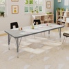 image:imageFlash Furniture 60 x 24 Adjustable Activity Table Gray Short LegsLight Gray