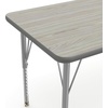 image:imageFlash Furniture 60 x 24 Adjustable Activity Table Gray Short LegsLight Gray