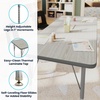 image:imageFlash Furniture 60 x 24 Adjustable Activity Table Gray Short LegsLight Gray