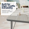 image:imageFlash Furniture 60 x 24 Adjustable Activity Table Gray Short LegsLight Gray
