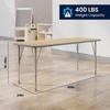 image:imageFlash Furniture 60 x 24 Adjustable Activity Table Gray Short LegsLight Natural