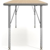 image:imageFlash Furniture 60 x 24 Adjustable Activity Table Gray Short LegsLight Natural