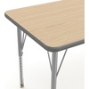image:imageFlash Furniture 60 x 24 Adjustable Activity Table Gray Short LegsLight Natural
