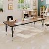 image:imageFlash Furniture 60 x 24 Adjustable Activity Table Gray Short LegsOak