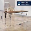 image:imageFlash Furniture 60 x 24 Adjustable Activity Table Gray Short LegsOak