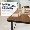 image:imageFlash Furniture 60 x 24 Adjustable Activity Table Gray Short LegsOak