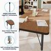 image:imageFlash Furniture 60 x 24 Adjustable Activity Table Gray Short LegsOak