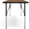 image:imageFlash Furniture 60 x 24 Adjustable Activity Table Gray Short LegsOak