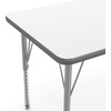 image:imageFlash Furniture 60 x 24 Adjustable Activity Table Gray Short LegsWhite