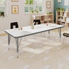image:imageFlash Furniture 60 x 24 Adjustable Activity Table Gray Short LegsWhite