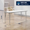 image:imageFlash Furniture 60 x 24 Adjustable Activity Table Gray Short LegsWhite