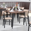 image:imageFlash Furniture Commercial Steel Dining Chair BlueNatural Birch