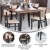 image:imageFlash Furniture Commercial Steel Dining Chair BlueNatural Birch
