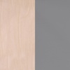 image:imageFlash Furniture Commercial Steel Dining Chair BlueNatural Birch Wood BackGray Vinyl Seat