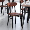 image:imageFlash Furniture Commercial Steel Dining Chair BlueWalnut