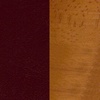 image:imageFlash Furniture Hercules Vertical Back Wood ChairVinyl Seat WalnutMochaBurgundy Vinyl SeatCherry Wood Frame