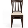 image:imageFlash Furniture Hercules Vertical Back Wood ChairVinyl Seat WalnutMochaTan Vinyl SeatWalnut Wood Frame