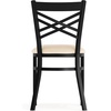 image:imageFlash Furniture Hercules XBack Chair  Vinyl Seat BlackMocha 2PackTan Vinyl SeatBlack Metal Frame