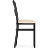 image:imageFlash Furniture Hercules XBack Chair  Vinyl Seat BlackMocha 2PackTan Vinyl SeatBlack Metal Frame