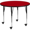 image:imageFlash Furniture 42 in Round Activity Table YellowRed